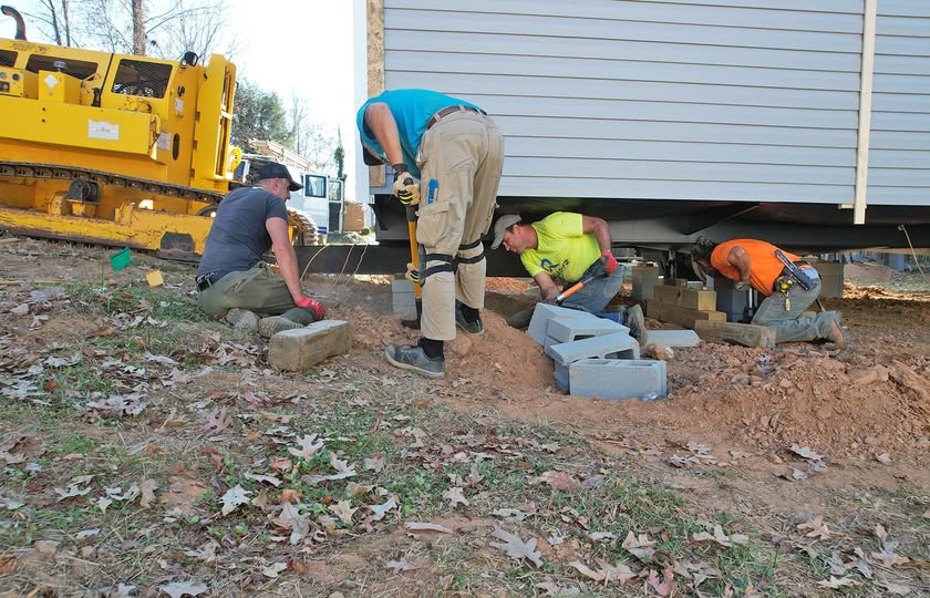 Skirting & anchoring